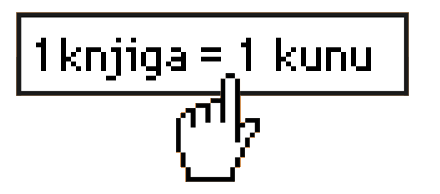 1 knjiga 1 kunu