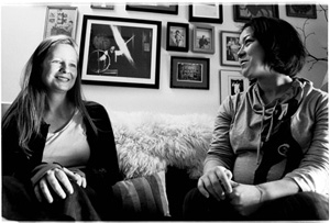 Samantha Hunt & Sabina Hahn, NYC Jan 2006